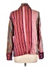 Parade 100% Rayon Stripes Orange Long Sleeve Blouse Size L - photo 2