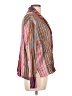 Parade 100% Rayon Stripes Orange Long Sleeve Blouse Size L - photo 4