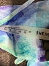 Shein Tie-dye Blue Swimsuit Top Size M - photo 3