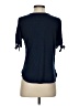 Amour Vert Blue Short Sleeve Blouse Size XS - photo 2