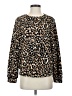 Leota Brown Long Sleeve Blouse Size S - photo 1