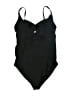 Old Navy Solid Black One Piece Swimsuit Size L - photo 2