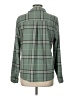 Maurices Plaid Green Long Sleeve Blouse Size L - photo 2