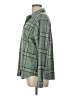 Maurices Plaid Green Long Sleeve Blouse Size L - photo 5