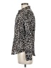 J.Crew Animal Print Brown Long Sleeve Blouse Size 8 - photo 5