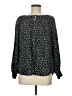 Chaps Black Long Sleeve Blouse Size M - photo 1