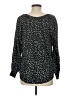Chaps Black Long Sleeve Blouse Size M - photo 2