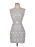 TOBI 100% Polyester Silver Cocktail Dress Size S - photo 1