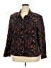Briggs New York Floral Purple Blazer Size 2X - photo 1