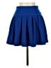Shein Solid Blue Casual Skirt Size 4 - photo 1