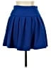 Shein Solid Blue Casual Skirt Size 4 - photo 2