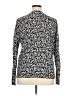 Croft & Barrow Animal Print Black Cardigan Size XL - photo 2