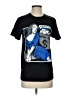 Assorted Brands Print Black Short Sleeve T-Shirt Size S - photo 1