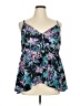 Torrid 100% Polyester Blue Casual Dress Size 1X Plus (1) - photo 1