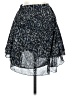 Japna 100% Polyester Paisley Blue Casual Skirt Size S - photo 1