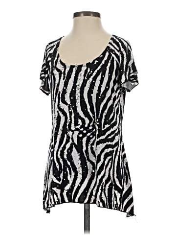 Brittany Black Short Sleeve Top (view 1)