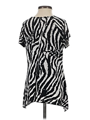 Brittany Black Short Sleeve Top (view 2)