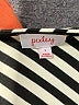 Pixley Stripes Black Casual Dress Size S - photo 7