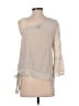 Thalia Sodi Tan 3/4 Sleeve Top Size S - photo 2