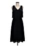H By Halston Black Casual Dress Size 6 - photo 1