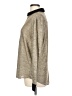 Finley Metallic Silver Long Sleeve Blouse Size L - photo 5