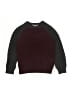 Rumi + Ryder Color Block Burgundy Pullover Sweater Size 6 - 7 - photo 1