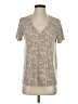 Böhme Tweed Tan Short Sleeve T-Shirt Size S - photo 1