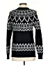 Ann Taylor LOFT Argyle Black Pullover Sweater Size XS - photo 2