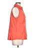Cato Orange Sleeveless Button-Down Shirt Size L - photo 4
