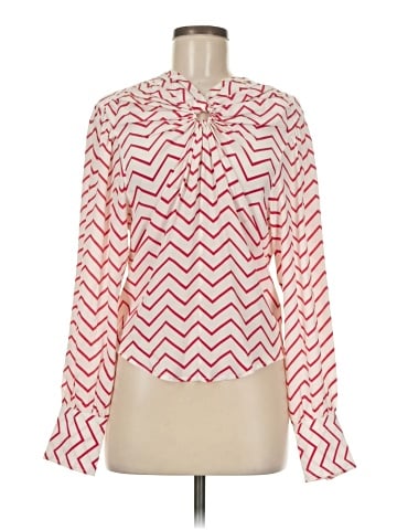 Isabel Marant Long Sleeve Silk Top (view 1)