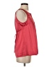 BCBGMAXAZRIA Red Sleeveless Silk Top Size XS - photo 4
