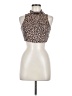Dna Couture Brown Sleeveless Blouse Size M - photo 1