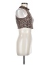 Dna Couture Brown Sleeveless Blouse Size M - photo 4