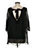 Assorted Brands 100% Silk Black 3/4 Sleeve Silk Top Size S - photo 2