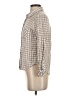 Rails Checkered-gingham Tan Long Sleeve Button-Down Shirt Size S - photo 5