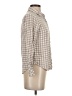 Rails Checkered-gingham Tan Long Sleeve Button-Down Shirt Size S - photo 4
