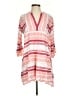 THML 100% Viscose Print Pink Casual Dress Size S - photo 1