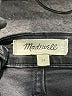 Madewell Solid Black Denim Skirt Size 26 waist - photo 4