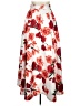 My Michelle 100% Polyester Floral White Formal Skirt Size 15 - photo 2