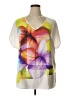 Apt. 9 100% Polyester White Sleeveless T-Shirt Size 1X - photo 1