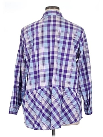 Joan Rivers 3/4 Sleeve Button-Down Shirt (view 2)