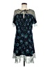 Ann Taylor 100% Polyester Stars Blue Cocktail Dress Size 6 - photo 1