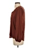 Left Coast by Dolan 100% Polyester Brown Long Sleeve Blouse Size S - photo 5