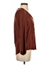 Left Coast by Dolan 100% Polyester Brown Long Sleeve Blouse Size S - photo 4