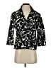 Rafaella Print Black Blazer Size S - photo 1
