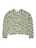 Zara Animal Print Green Pullover Sweater Size 13 - 14 - photo 1