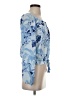 Guess Blue 3/4 Sleeve Blouse Size XS - photo 4