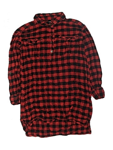 Old Navy 3/4 Sleeve Button-Down Shirt (view 1)