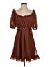 by the River 100% Polyester Brown Casual Dress Size S - photo 1