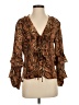 Zara Brown 3/4 Sleeve Blouse Size S - photo 1
